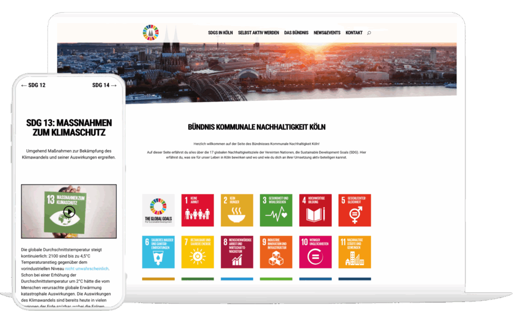 metamine portfolio bkn köln nachhaltige website